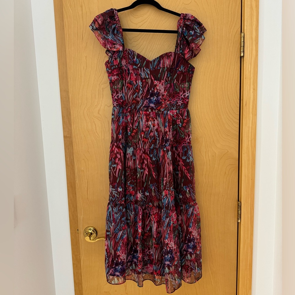 Amanda Uprichard - Francia Midi Dress in Bloom